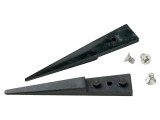 Capăt pensetă drept ESD 2 buc
