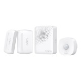 Kit senzori smart TP-Link Tapo T30 cu hub H100 si alarma 90 dB