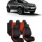 Set huse scaune dedicate Dacia Duster (2009-2017) Negru-Rosu Vision