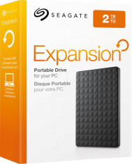 HDD extern Seagate, 2TB, Expansion, 2.5&amp;amp;#034; USB3.0, negru foto
