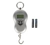 Cantar Digital Portabil 50kg cu Carlig, LCD Luminat, Baterii Incluse, Ideal Piata, Pescuit, Bagaje