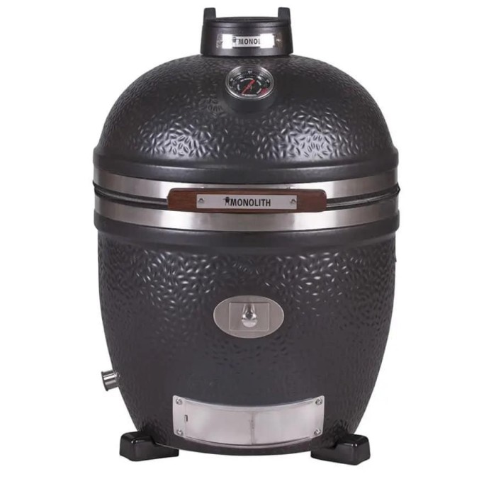 Gratar ceramic cu carbuni AVANTGARDE LECHEF, Monolith Essential GrillCooking