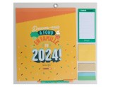 Calendar magnetic de perete Mr.Wonderful 2024, 34 x 35 x 0.5 cm - NOU