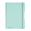 CAIET MY.BOOK FLEX A4 2X40F 80GR DICTANDO+PATRATELE, TURCOAZ TRANSPARENT CU, Herlitz