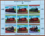 PARAGUAY-&#039;&#039;CAILE FERATE BRITANICE&#039;&#039;-COLITA-MNH LUX -NESTAMPIL.-VEZI SCAN