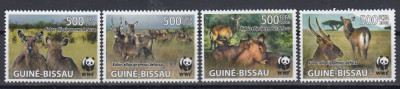 Guinea Bissau - Fauna WWF - KOBUS - MNH - Michel = 7,50 Eur. foto