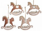 Cumpara ieftin Set 4 ornamente brad Craciun 12x11 cm