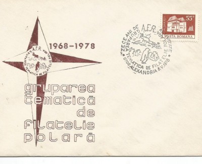 plic-GRUPAREA TEMATICA DE FILATELIE POLARA-AFR Alexandria foto