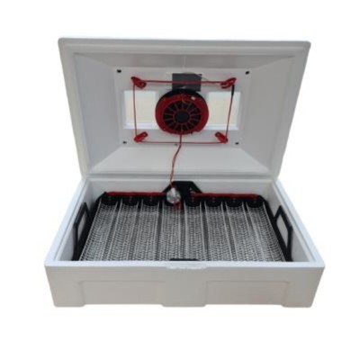 Incubator electric pentru oua Elefant E2, 220/12 V, 50 W, 72 x oua gaina, 32 x oua gasca, 220 x oua prepelita, intoarcere automata, sezor umiditate foto