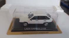 macheta lada samara 2109 + revista masini de legenda nr. 22 - 1/43, noua. foto