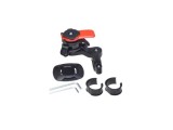 Suport telefon moto cu amortizor de vibratii, negru+rosu