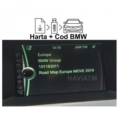 BMW COD FSC MOVE/MOTION Harta Navigatie Europa Romania X1 X3 1 2 3 4 5 foto