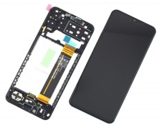 Display Samsung Galaxy A13 A137 4G 2022 Display Service Pack cu Rama Black Negru