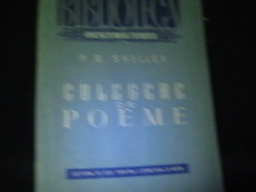 CULEGERE DE POEME-P.B. SHELLEY-TRAD. P. SOLOMON- foto