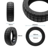 Anvelopa tubeless pentru offroad Xuancheng Edition cu GEL antipana 10x2.75-6.5