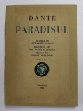 PARADISUL , de DANTE , TRADUS DE ALEXANDRU MARCU , ILUSTRAT DE MAC CONSTANTINESCU , Craiova 1944