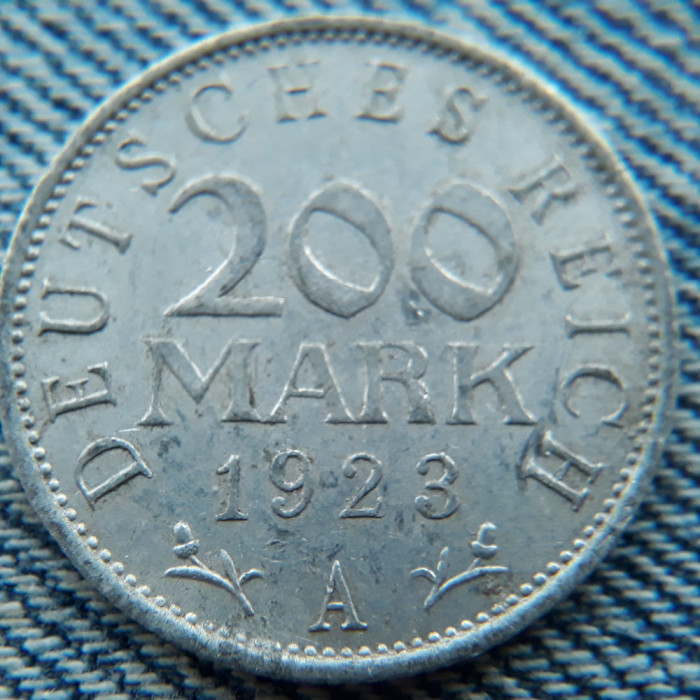 2e - 200 Mark 1923 A Germania Deutsches Reich