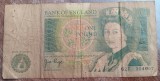 B11 - Bancnota foarte veche - Marea Britanie - Anglia - o lira sterlina regina