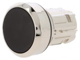 Comutator negru 22mm apăsare 1 poziție stabilă