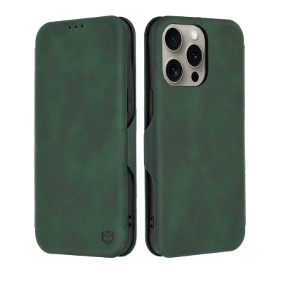Husa 360&amp;Atilde;&amp;sbquo;&amp;Acirc;&amp;deg; iPhone 15 Pro Max Techsuit Safe Wallet Plus, verde foto
