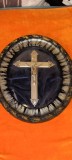 - CRUCIFIX TABLOU GEAM BOMBAT DIMENSIUNI 47 X 39 CM