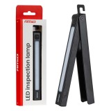 Lampa de inspectie cu acumulator AMiO XTE + SMD 600 mAh, reincarcabila, ABS, 17 x 24 x 187 mm, 73 g, pentru atelier, service, casa si camping