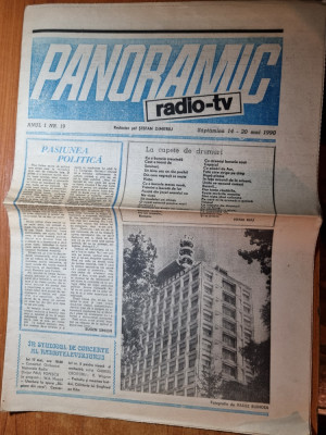 panoramic radio-tv 14 - 20 mai 1990 foto