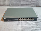 Switch ethernet SMC 16 porturi RJ45 10/100Mbps SMC-EZ1016DT metalic