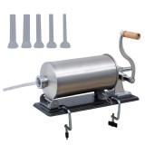 Cumpara ieftin Masina de Umplut Carnati, Inox, 5 Kg, Orizontal, 4 Palnii Incluse