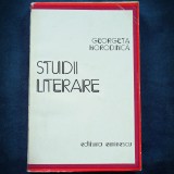 STUDII LITERARE - GEORGETA HORODINCA