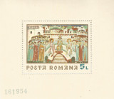 Rom&acirc;nia, LP 731/1970, Fresce, coliță dantelată, eroare 3, MNH, Nestampilat