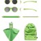 Ochelari de soare pentru copii MOKKI Click &amp; Change, protectie UV, verde, 0-2 ani, set 2 perechi