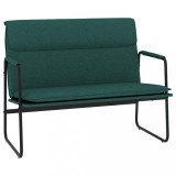 Cumpara ieftin Banca, verde inchis, 100x64x80 cm, textil