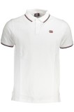 Norway Tricou polo barbati cu logo brodat, regular fit, Alb, S