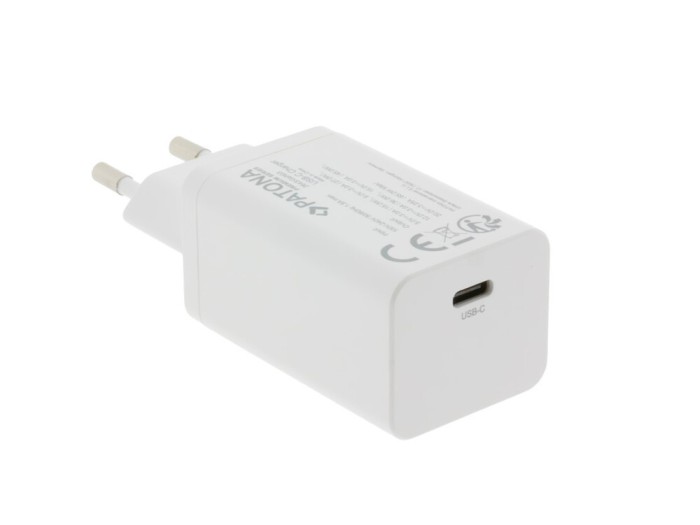 ​Incarcator Rapid PATONA Premium GaN USB PD65W Alb 1xUSB-C PD3.0 QC3.0