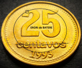 Cumpara ieftin Moneda 25 CENTAVOS - ARGENTINA, anul 1993 *cod 4005 A - luciu de batere SCIFATA!, America Centrala si de Sud