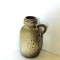 Vaza cu ansă, ceramica fat-lava hand made - Model 413-20 - marcaj Scheurich, W.Germany