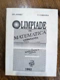 Olimpiadele de matematica Constanta - Gh. Andrei / R3P2F, Alta editura