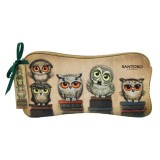 Grumpy Owls Pouch neopren, Jad