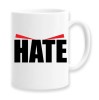 Cana alba personalizata Hate, INOVATIX&reg;. 330ml, Oem
