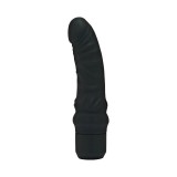 Vibrator TOYJOY Get Real - Mini Classic G-Spot Vibrator, din silicon, 7 funcții de vibrație, rezistent la apă, 18.2 cm, negru