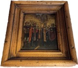 Icoana vintage deosebita ruseasca sfarsit de secol XVIII