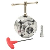 Cumpara ieftin Mandrina pentru lemn, 4 falci conexiune M33 argintiu 96 mm otel