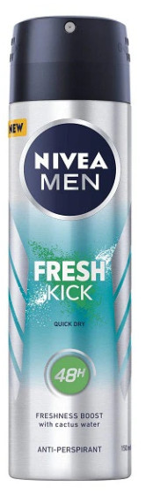 Deodorant antiperspirant 48h Nivea Men Fresh Kick 150 ml