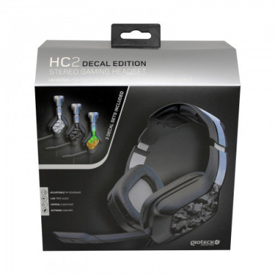 Gioteck - HC2 Wired Stereo Gaming Headset Decal Edition for PS5, PS4, Xbox foto