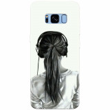 Husa silicon pentru Samsung S8 Plus, Girl With Headphone