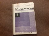 C P POPOVICI MATEMATICA MANUAL PENTRU CLASA A V A - CARTONATA 1984