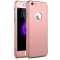 Husa MyStyle pentru Apple iPhone 7, FullBody Rose-Gold 360 cu folie de sticla inclusa