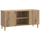 vidaXL Cabinet TV Stejar Artizanal 102 x 34,5 x 50 cm Lemn prelucrat 894704