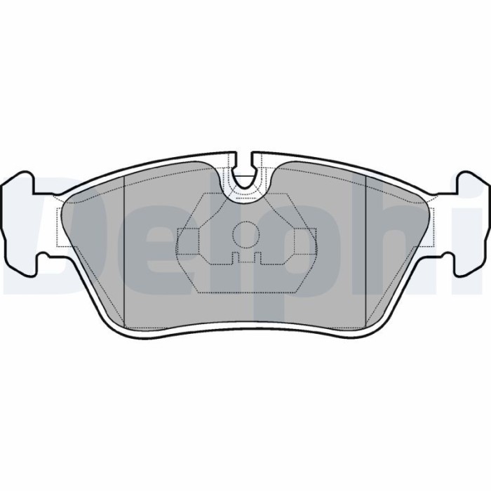 DELPHI LP710 set placute frana,frana disc